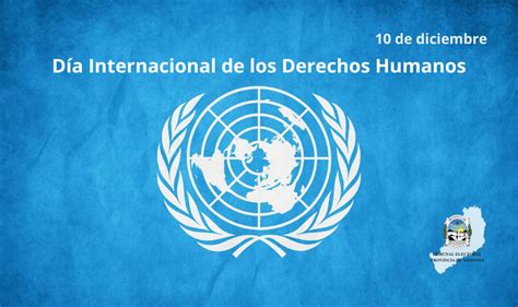 10 De Diciembre Día Internacional De Los Derechos Humanos Tribunal