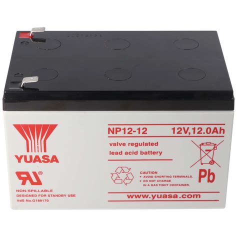 YUASA NP12 12 Batterie PB 12 Volt 12000mAh 12 Volt YUASA Batterie