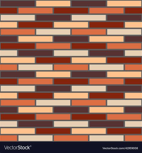 Seamless brick pattern tile design Royalty Free Vector Image