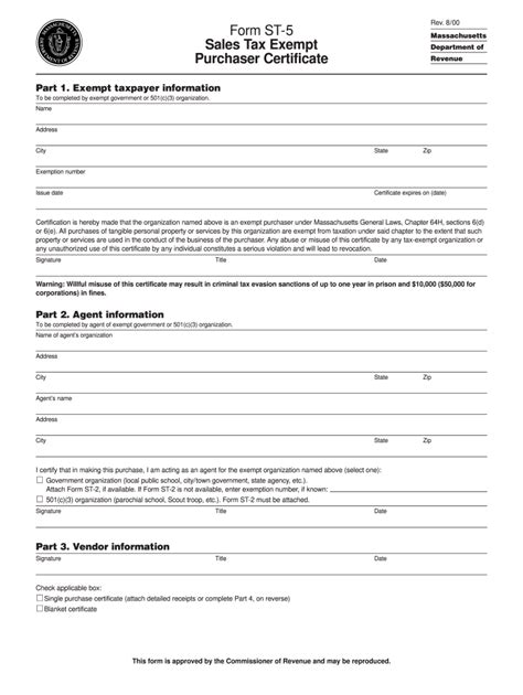 Massachusetts Form M Fillable Printable Forms Free Online