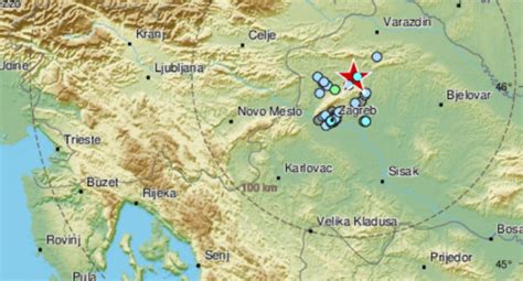 Potres kod Bedekovčine Osjetio se i u Zagrebu a bio je magnitude 3 7