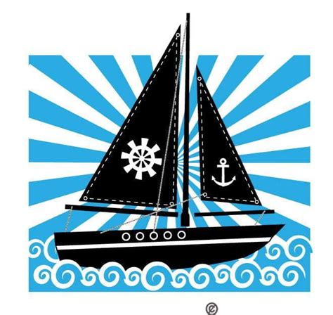 Yacht Silhouette Illustration Eps Ai Vector Uidownload