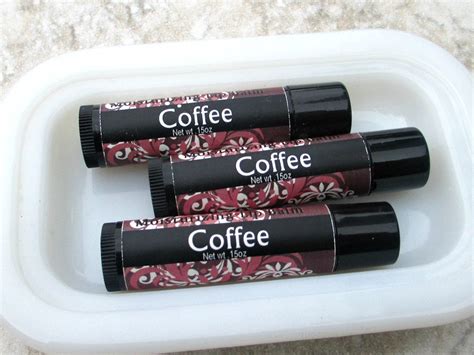 Coffee Flavored Lip Balm Creamy Handmade Moisturizing Lip Etsy