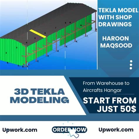 Steel Structure Shop Drawings Using Tekla Structures Upwork