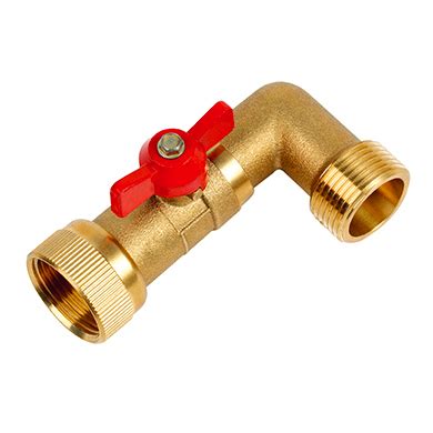 Elbow M F With Swivel Ball Valve Colortap