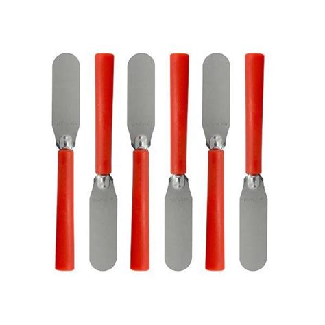 Jogo De Espátulas Em Inox Hauskraft 14 2cm 6 Peças Vermelho Leroy Merlin