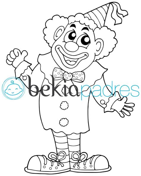 Payaso Dibujo Para Colorear