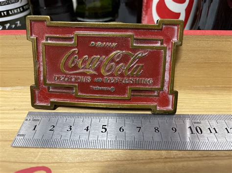 【目立った傷や汚れなし】★coca Cola Coke コカコーラグッズ ビンテージ雑貨 ベルトバックルの落札情報詳細 ヤフオク落札価格