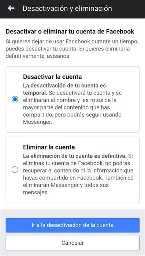 C Mo Eliminar Una Cuenta De Facebook Paso A Paso Gu A Pr Ctica