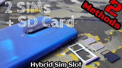 [ 2 Methods ] How To Use Both 2 Sim With Sd Card With Hybrid Sim Slot Adapter Muz21 Tech Youtube