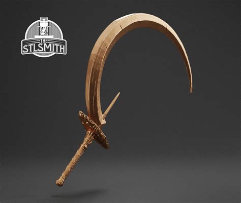 Fichier Stl Crescent Moon Sword Dark Souls 3 Life Size Prop Stl 🌙