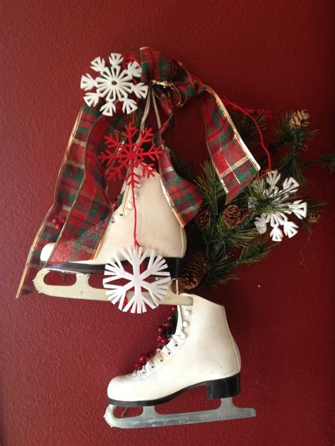 Best Ice Skate Decorations Images On Pinterest Christmas Crafts