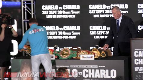 Canelo Vs Charlo Final Face Offs Mmaweekly Ufc And Mma News