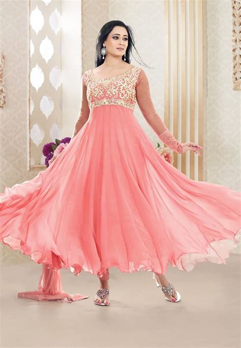 Latest Asian Umbrella Style Dresses Frocks Designs Anarkali Churidar