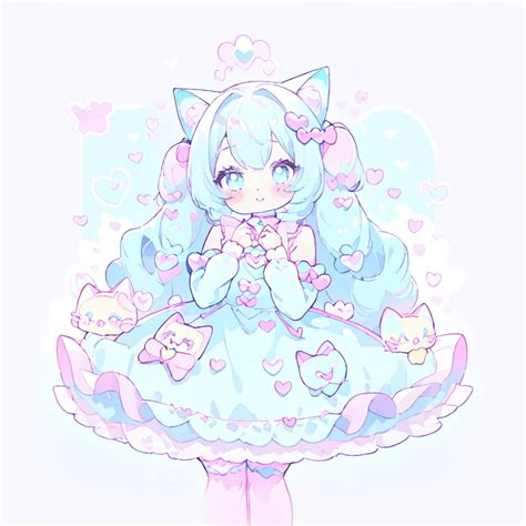 Cat Anime Girl Chibi