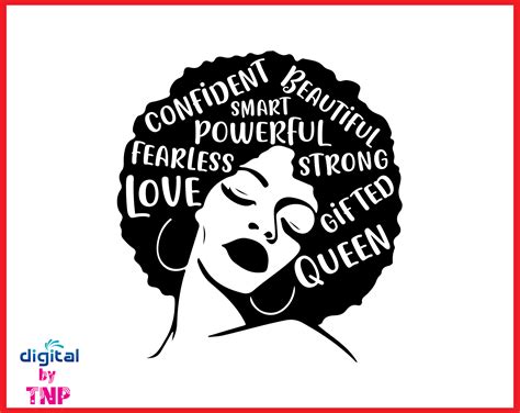 AFRO WOMAN SVG Afro Bundle Svg Afro SVG File For Cutting Machine