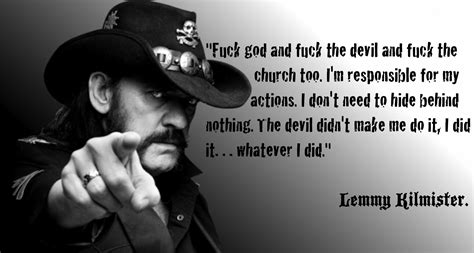 Lemmy Kilmister Quotes. QuotesGram