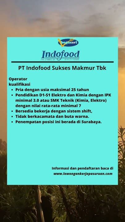 Pt Indofood Sukses Makmur Youtube