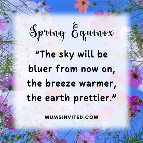 85 Spring Equinox Quotes For The First Day Of Spring Mums Invited