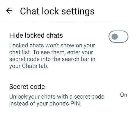 WhatsApp Testing Secret Code Feature For Locked Chats