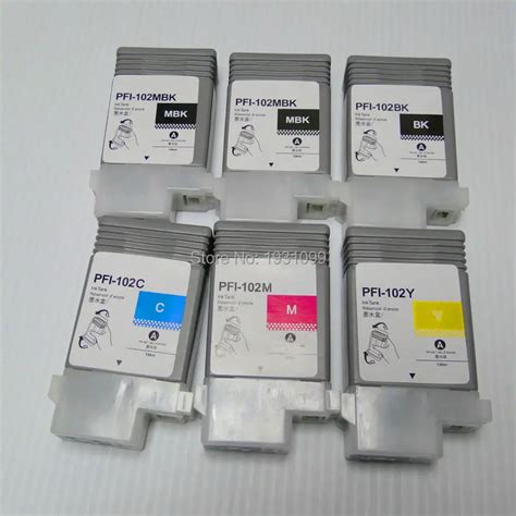 Yotat Pcs Empty Refillable Ink Cartridge Pfi For Canon Pfi Pfi