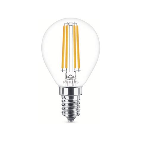 Ledrise High Performance Led Lighting Philips Filament Led Bulb 6 5 60w E14 840 Clear 806lm 4000k