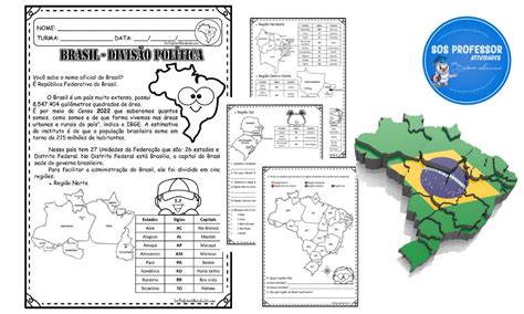 Atividade Sobre As Regiões Do Brasil 5 Ano REVOEDUCA