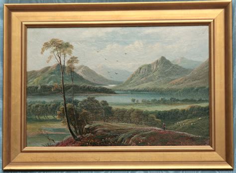 19th Century Panoramic Landscape Oil Painting - Paul Kleinwald Art & Antiques