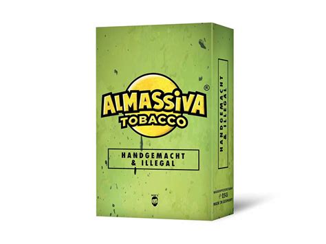 Al Massiva Tobacco Handgemacht Illegal Kiwi Ananas G