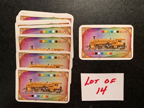 Ticket To Ride Locomotive Train Cards Lot Of Days Of Wonder Free