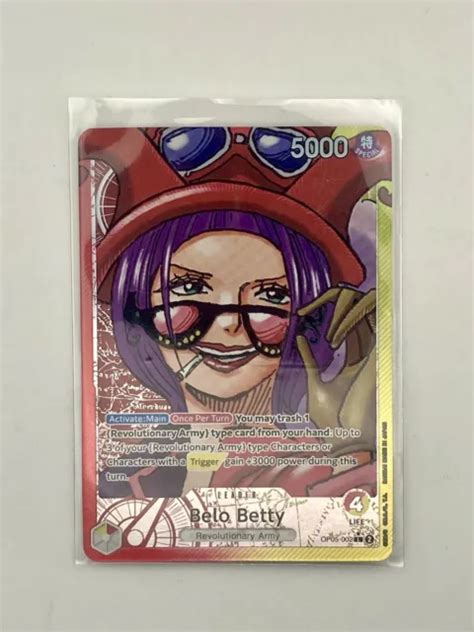 Belo Betty Op05 002 L Alt Art Parallel Leader One Piece Card Game