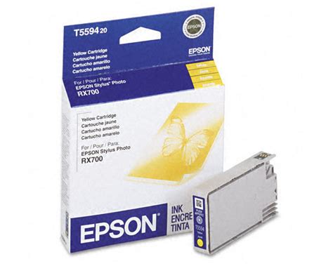 Epson Stylus Photo Rx Yellow Ink Cartridge Oem Quikship Toner