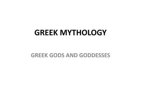 Ppt Greek Mythology Powerpoint Presentation Free Download Id6140773