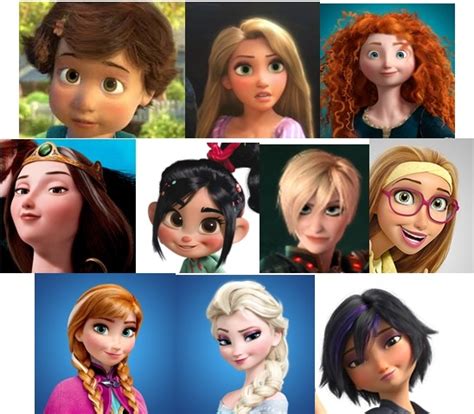 Female Pixar Characters