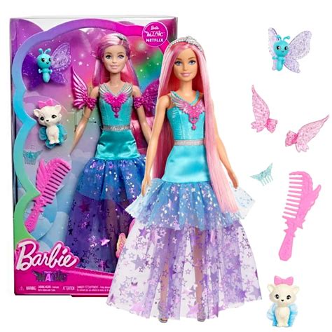 Barbie A Touch Of Magic Wr Ka Magiczna Lalka Malibu Zwierzaki