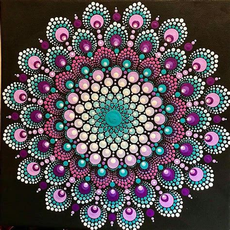 Dotart Dot Painting Mandala Dots Mandala Art Lesson