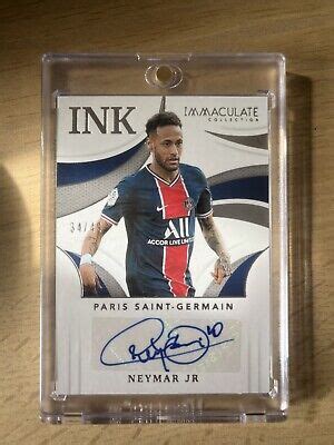 Panini Immaculate Soccer Neymar Jr Ink Autograph Psg Auto Sp