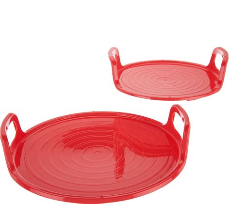 Cooks Essentials Set Of 2 Nesting Microwave Trays Page 1 —