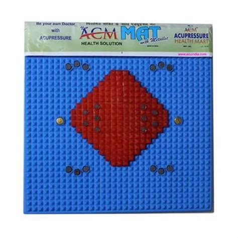 Blue Plastic Acupressure Foot Mat Super Model Name Number Acm At Rs