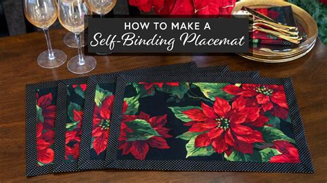 How To Make A Placemat With Binding At Agustin Dickison Blog