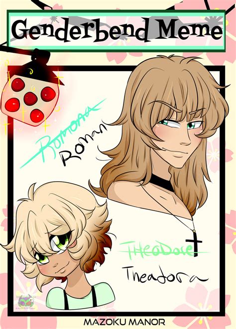 Genderbend Meme Romona N Theodore By Daredevil48 On Deviantart