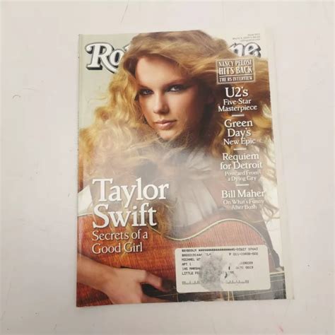 Rolling Stone Taylor Swift Poster Secrets Of A Good Girl Authentic