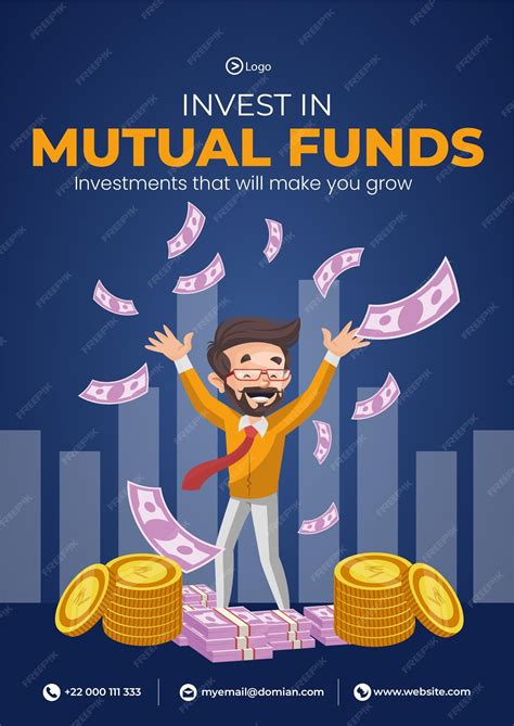 Premium Vector Flyer Design Of Invest In Mutual Funds Template