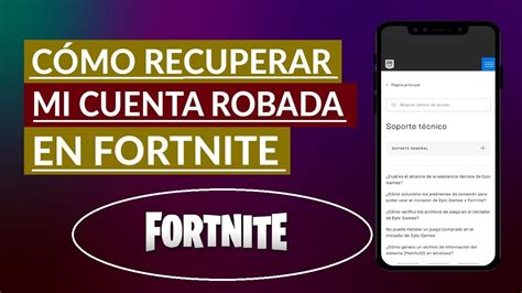 Como Recuperar Mi Cuenta De Fortnite Robada No Tengo El Codigo De