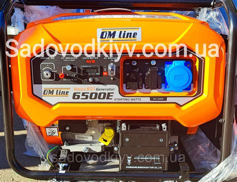 Генератор Бензиновый Oleo-Mac Line 6500 E/Олео-Мак Лаин 6500 Е 5,0/5,5 ...