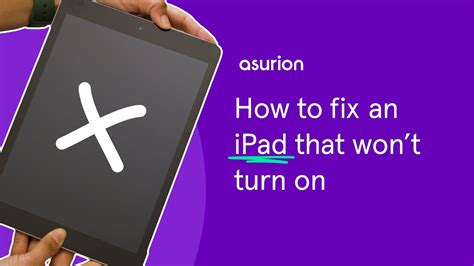 How To Fix An IPad That Wont Turn On Asurion YouTube