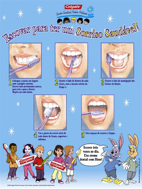 Jogo De Escovar Dente - Cartaz de Como Escovar Os Dentes | PDF