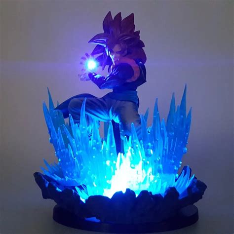 Dragon Ball Lampara Led SS4 Gogeta Power Up Led Lights Scene Set Goku