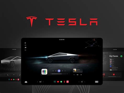 Tesla Cybertruck Interface by Kira Kraatz on Dribbble