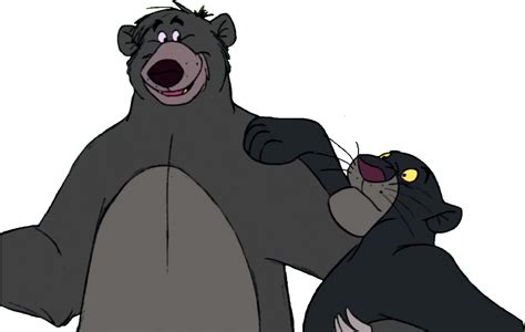 Bear Baloo Bagheera The Jungle Book Clip Art Png Download Full Size